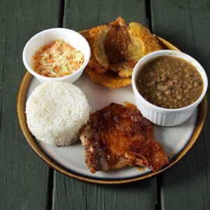 Pork chop in pineapple sauce